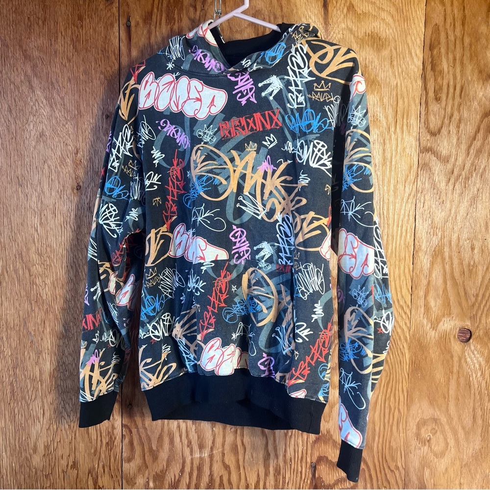 Super Massive Men's Medium Multicoloured Pullover Hoodie
